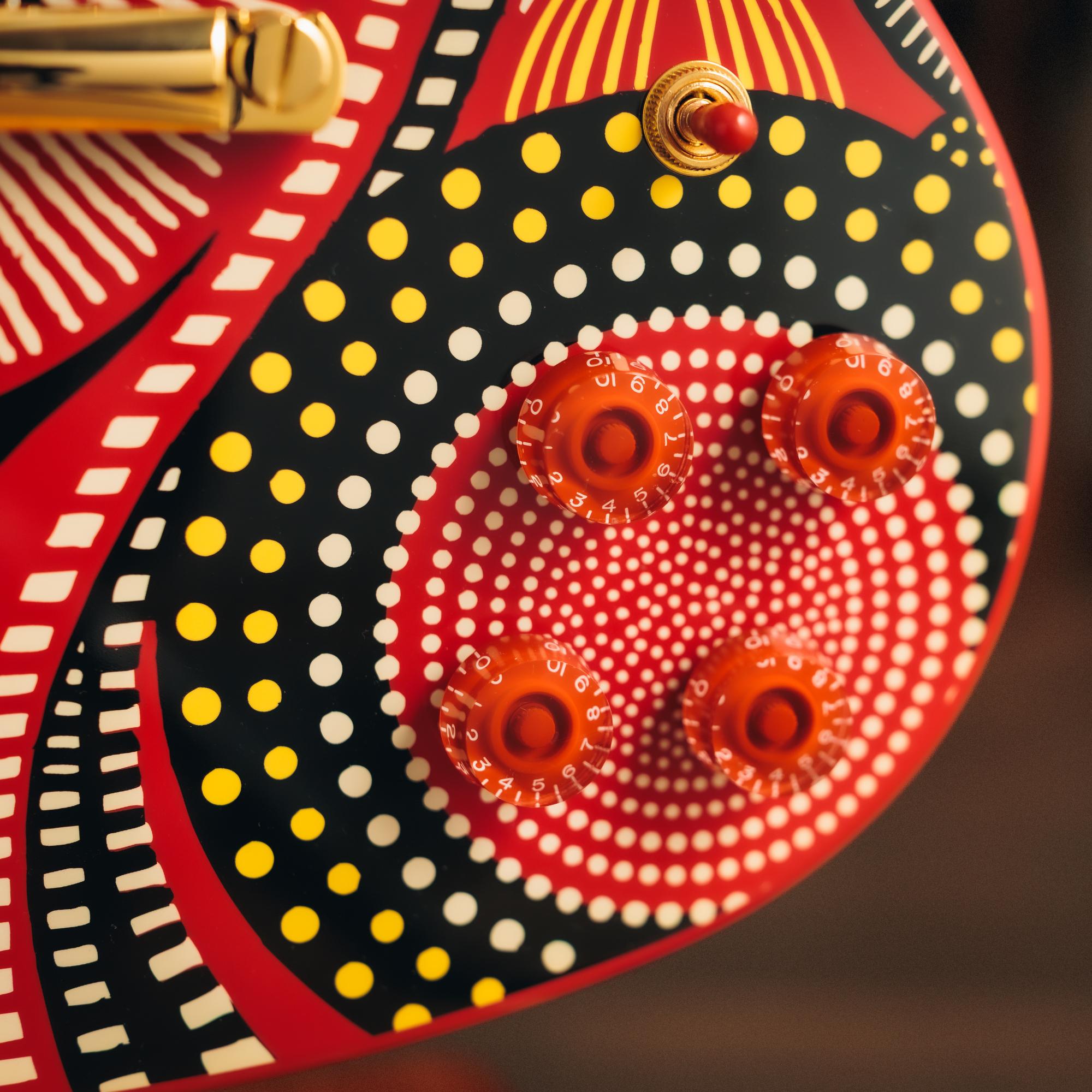 Epiphone Artist Fatoumata Diawara Signature SG Electric Guitar in Ember Red - EIFDSGMGH1-Controls.jpg