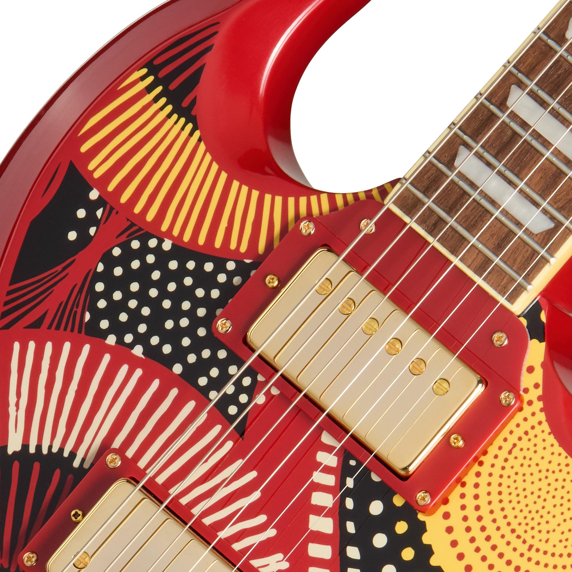 Epiphone Artist Fatoumata Diawara Signature SG Electric Guitar in Ember Red - EIFDSGMGH1-Pickups.jpg
