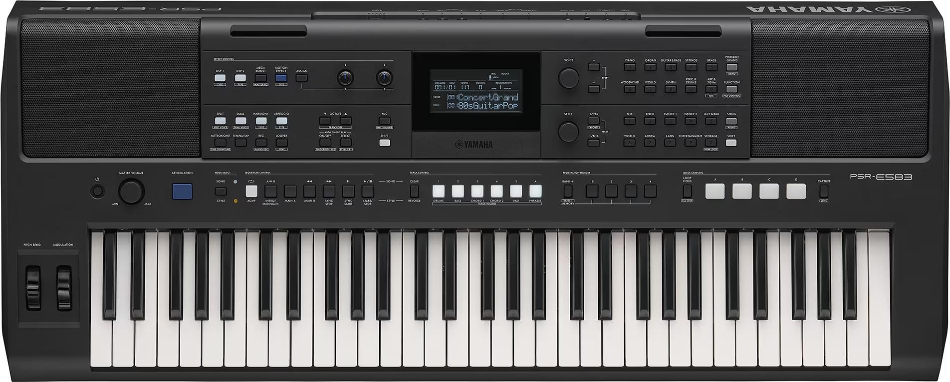 Yamaha PSR-E583 61 Key Portable Keyboard - Andertons Music Co.