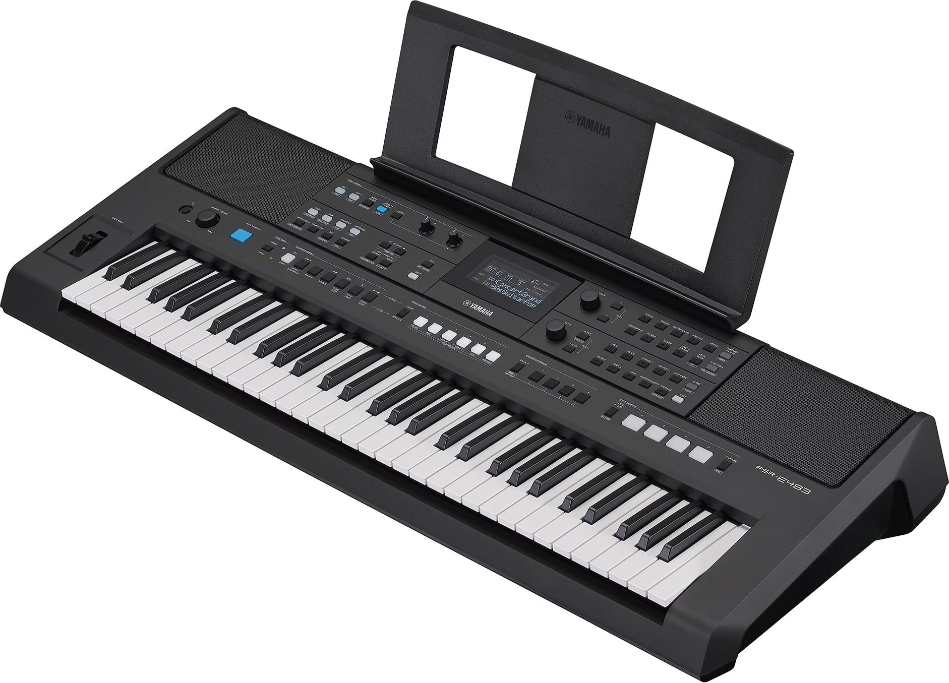 Yamaha PSR-E483 61 Key Portable Keyboard - PSRE483_3.jpg