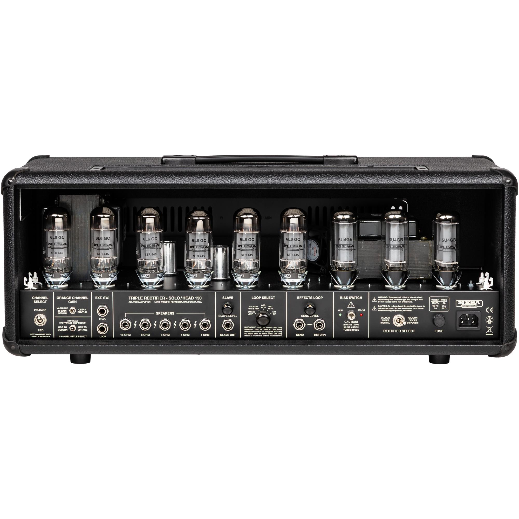 Mesa Boogie '90s Triple Rectifier Blackout 150W Valve Amp Head