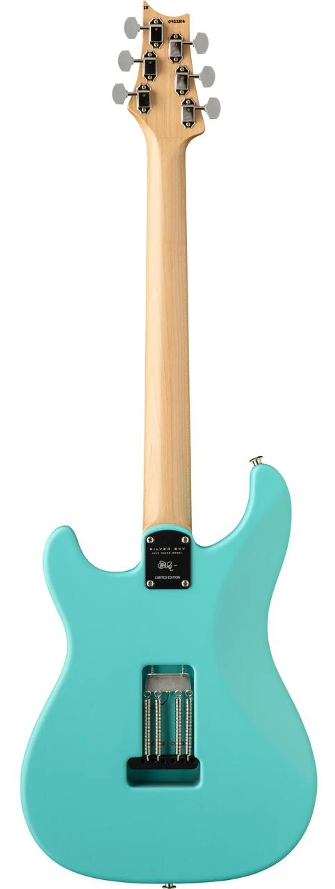 PRS Limited Edition John Mayer Silver Sky Electric Guitar in Wild Blue Satin - 117549JY-PRS-Silver-Sky-Wild-Blue-Limited-Edition-Back.jpg