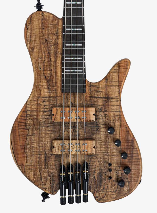 Sire F10 Dx 4 Headless Bass Guitar in Natural Spalted Maple Top - F10DX4HNT-1.jpg