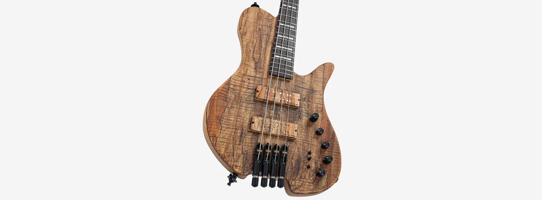 Sire F10 Dx 4 Headless Bass Guitar in Natural Spalted Maple Top - F10DX4HNT-5.jpg