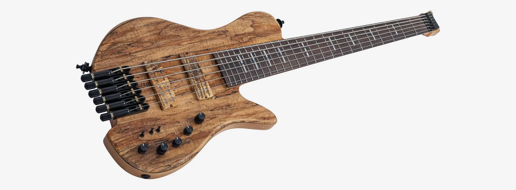Sire F10 Dx 6 Headless Bass Guitar in Natural Spalted Maple Top - F10DX6HNT-4.jpg