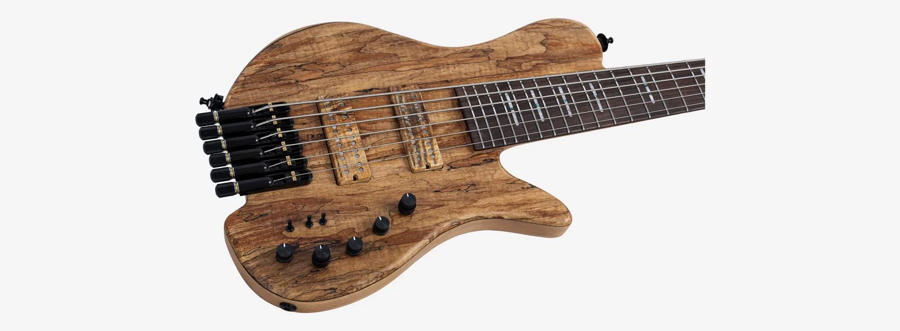 Sire F10 Dx 6 Headless Bass Guitar in Natural Spalted Maple Top - F10DX6HNT-7.jpg
