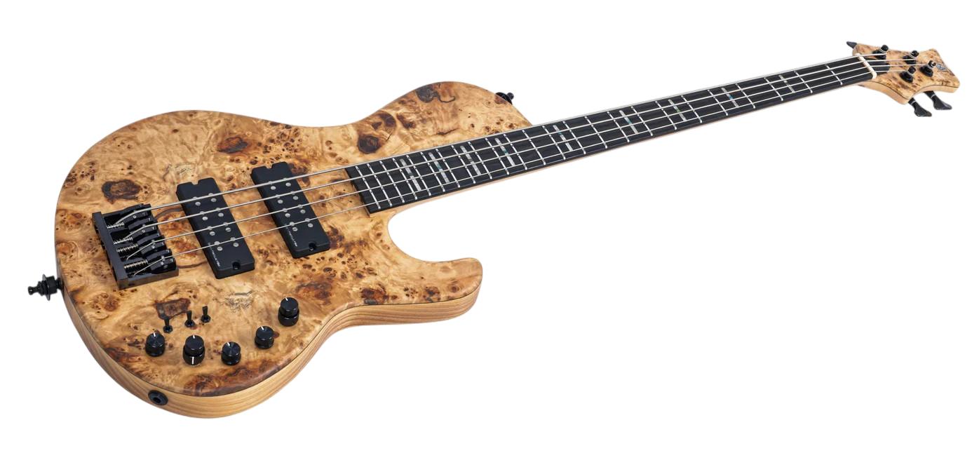 Sire F10 4 Bass Guitar in Natural Poplar Burl Top - F104NT 3.jpg