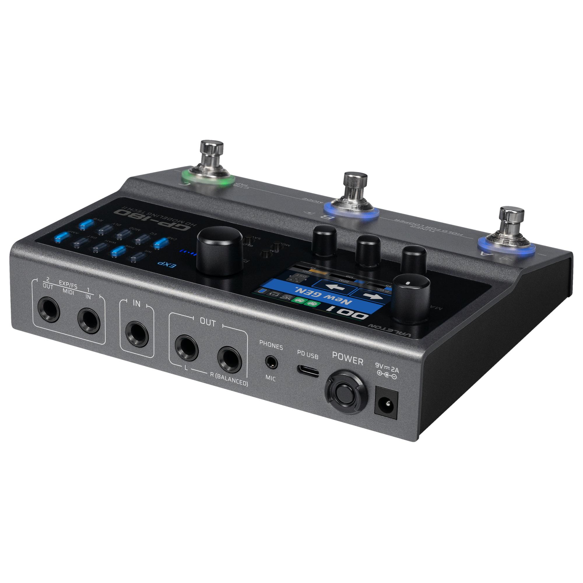 Valeton GP-180 Multi-FX, Amp Modeller & IR Loader Pedal