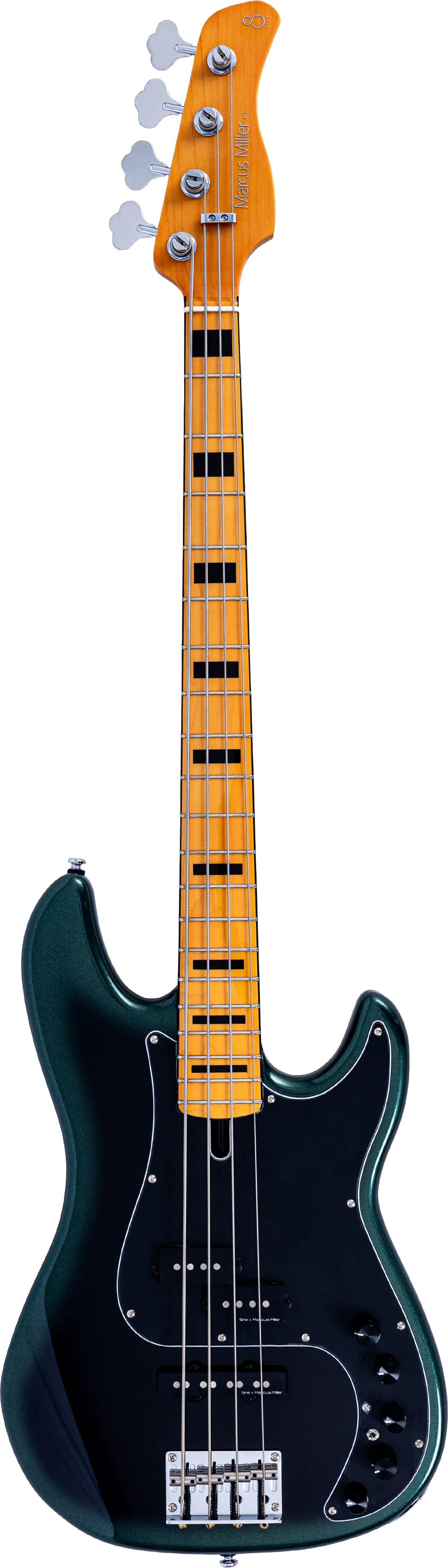Sire P7 Alder 4 New Gen Bass Guitar in Dark Forest - Andertons