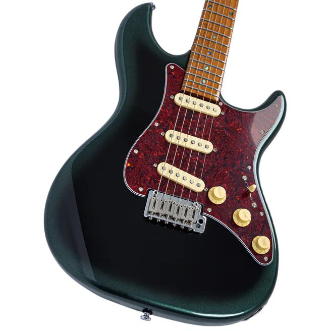 Sire Larry Carlton S7 New Gen Electric Guitar in Dark Forest - S7DF-2-New-Body-Angle.jpg