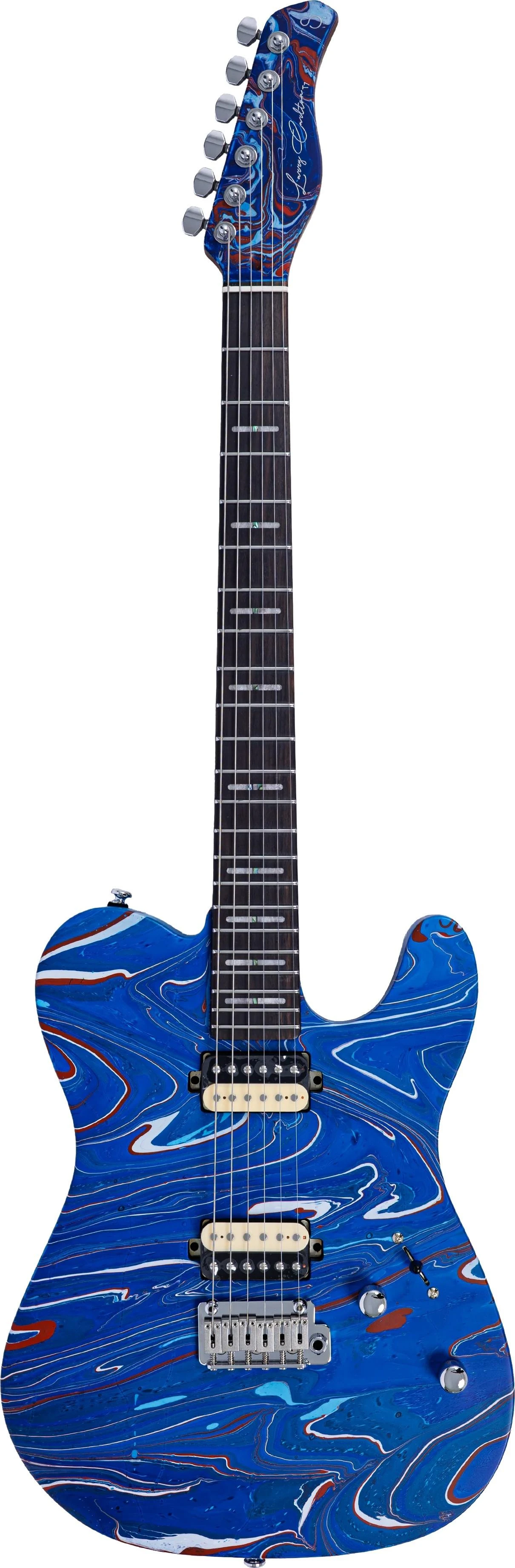 Sire T7 New Gen Electric Guitar in Blue Swirl - T7BLSW_2.jpg