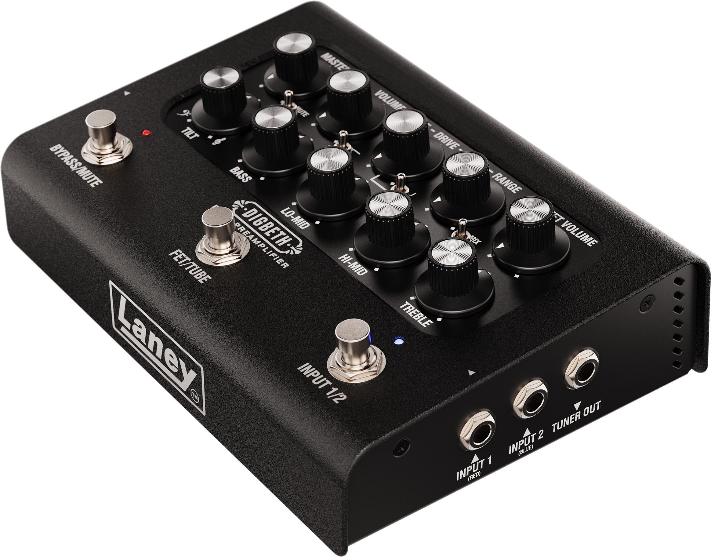 Laney Black Country Customs DB-East-Pre Nathan East Digbeth Bass Preamp Pedal - DB-EAST-PRE---Front-Right.jpg