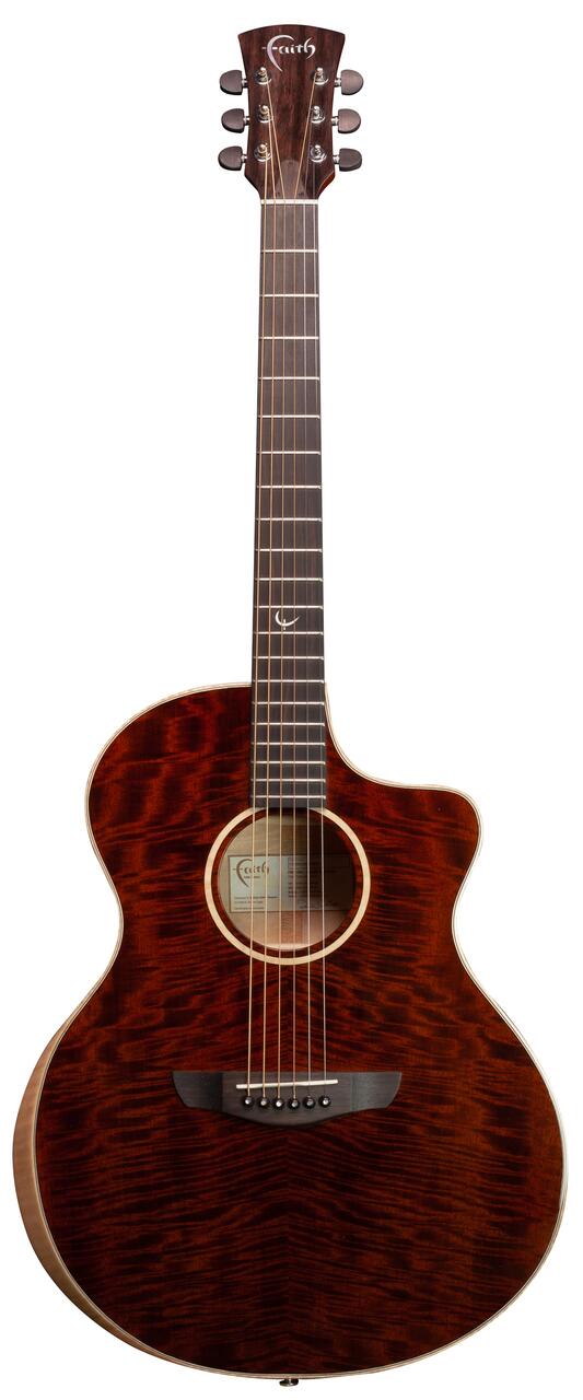 Faith FX Series FNCEDNG Neptune Cutaway Electro Acoustic in Dark Natural Gold - FNCEDNG---Front-M.jpg