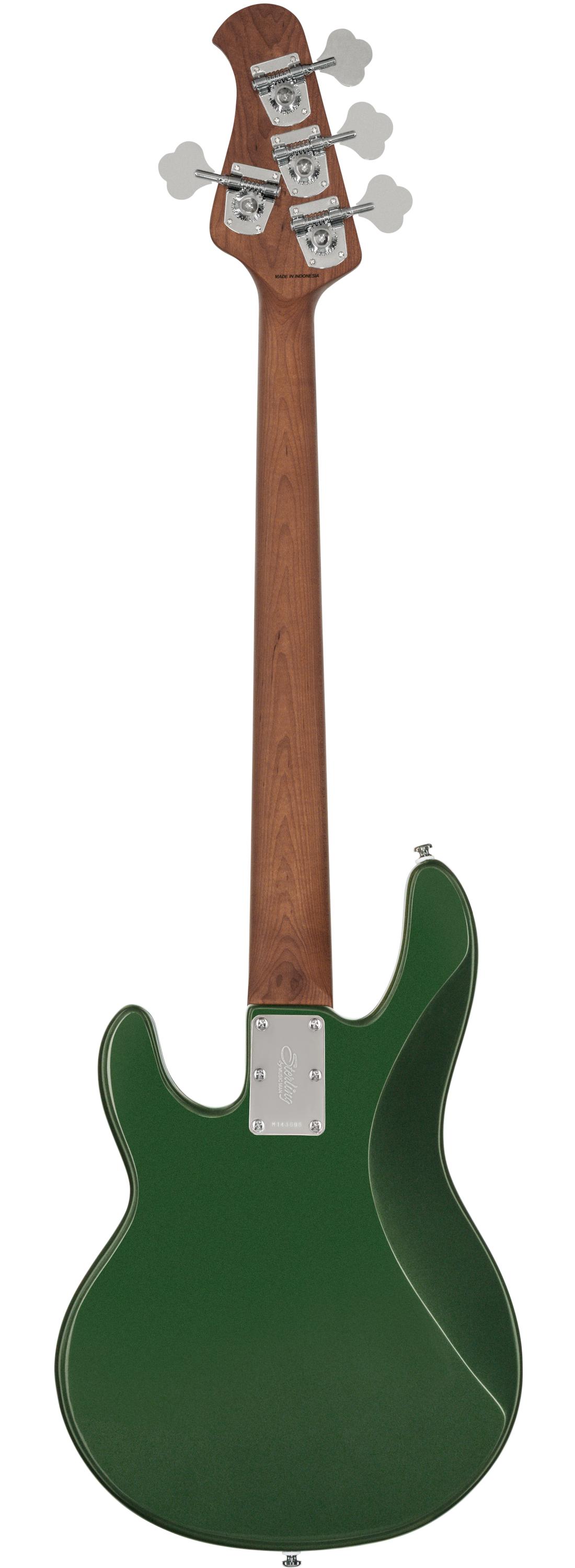 Sterling by Music Man StingRay Short Scale Bass Guitar in Charging Green - STRAYSS4CHGM2C-Back.jpg