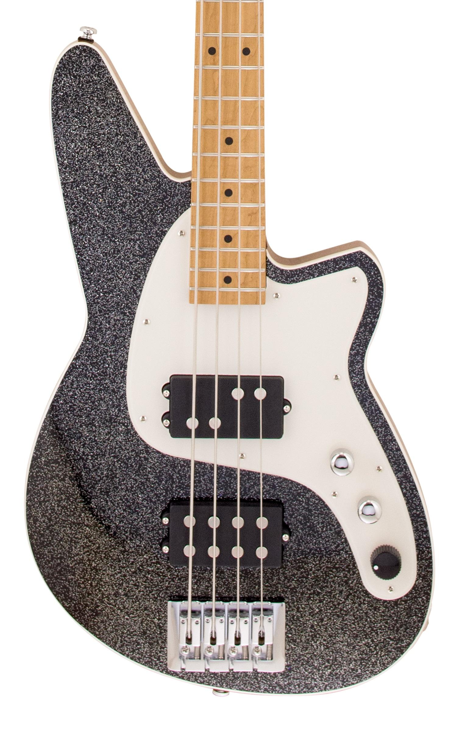 Reverend Mercalli Bass Guitar in Black Sparkle - MRC_BKSP_A-hero.jpg