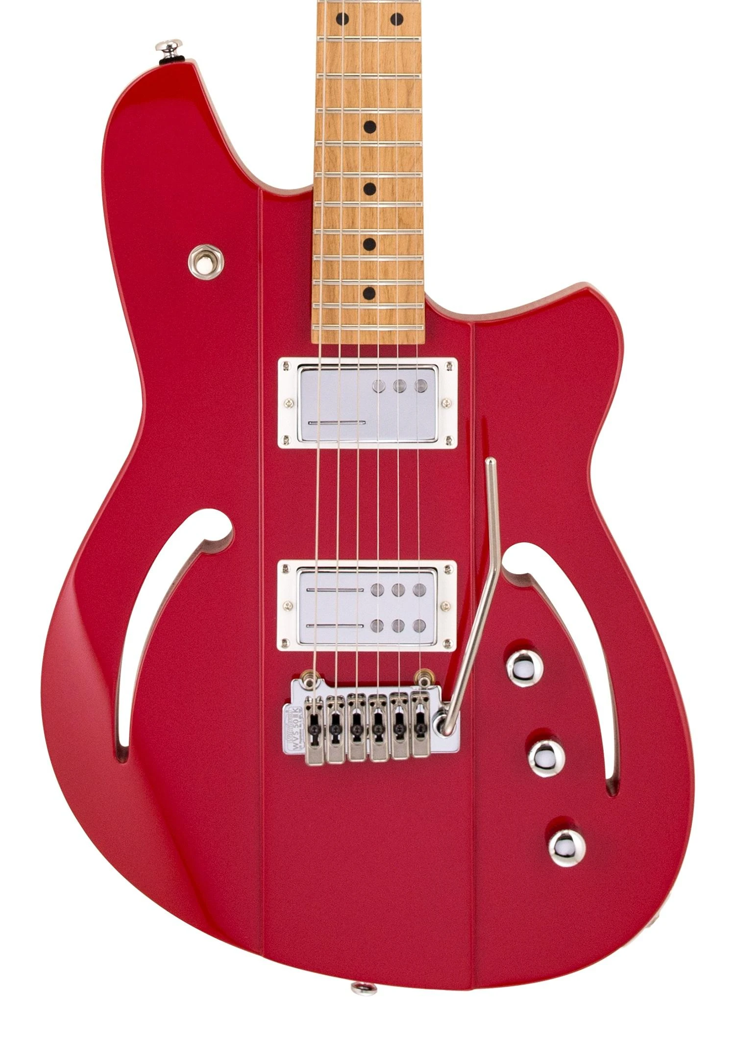 Reverend Kingbolt F-Sonic Electric Guitar in Metallic Cherry - KBFS_MCHR_A-hero.jpg