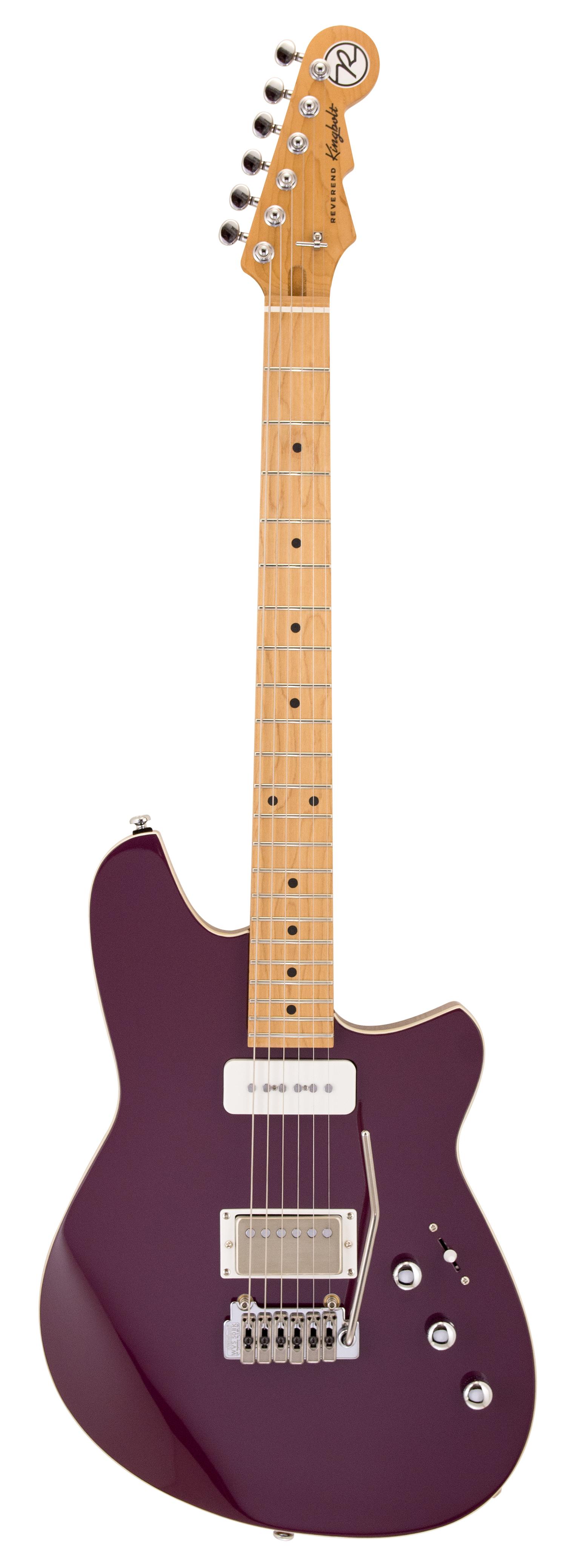 Reverend Kingbolt H90 Electric Guitar in Purple Punch - KBH90_PUNC_A.jpg