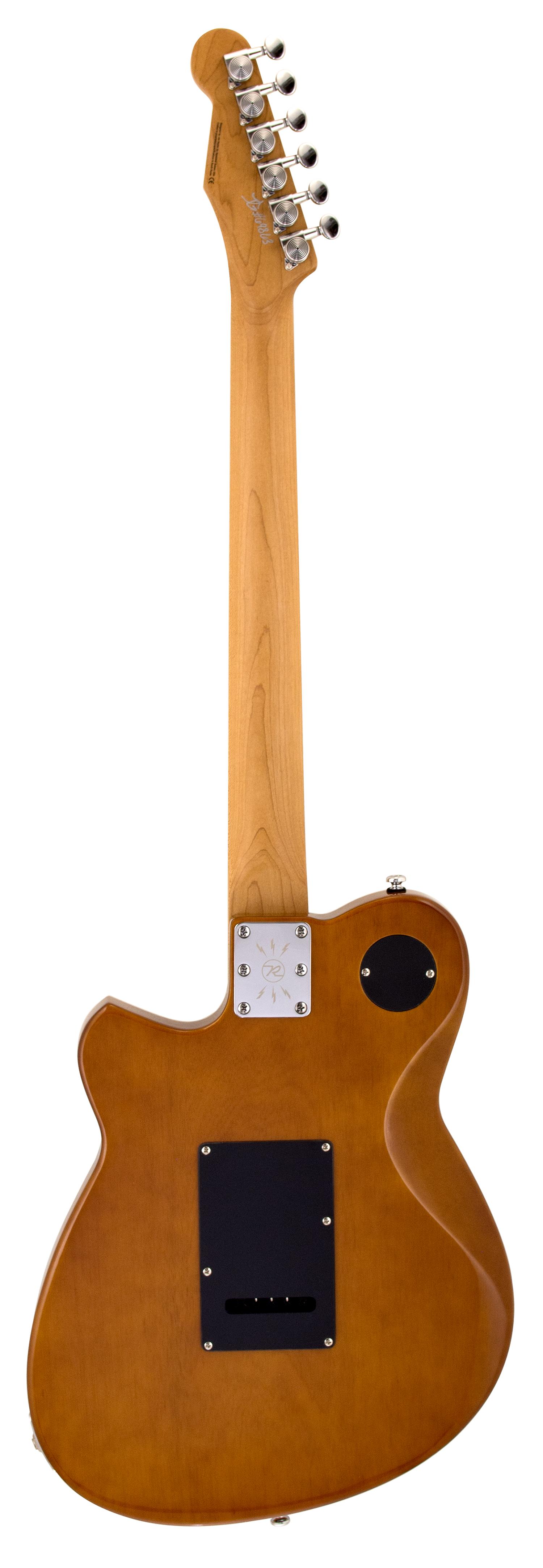 Reverend Charger H90 Electric Guitar in Midnight Black - CHH90W_MDBK_B.jpg