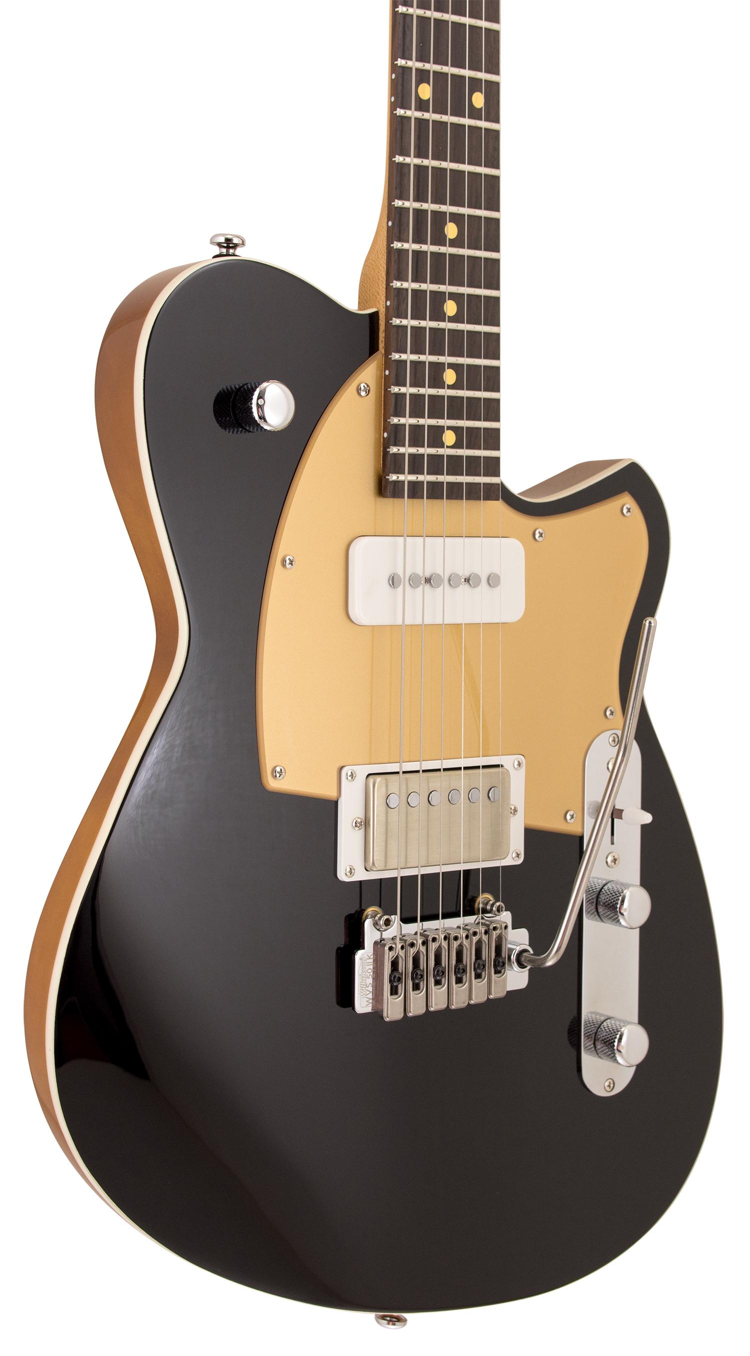 Reverend Charger H90 Trem Electric Guitar in Midnight Black - CHH90W_MDBK_C.jpg