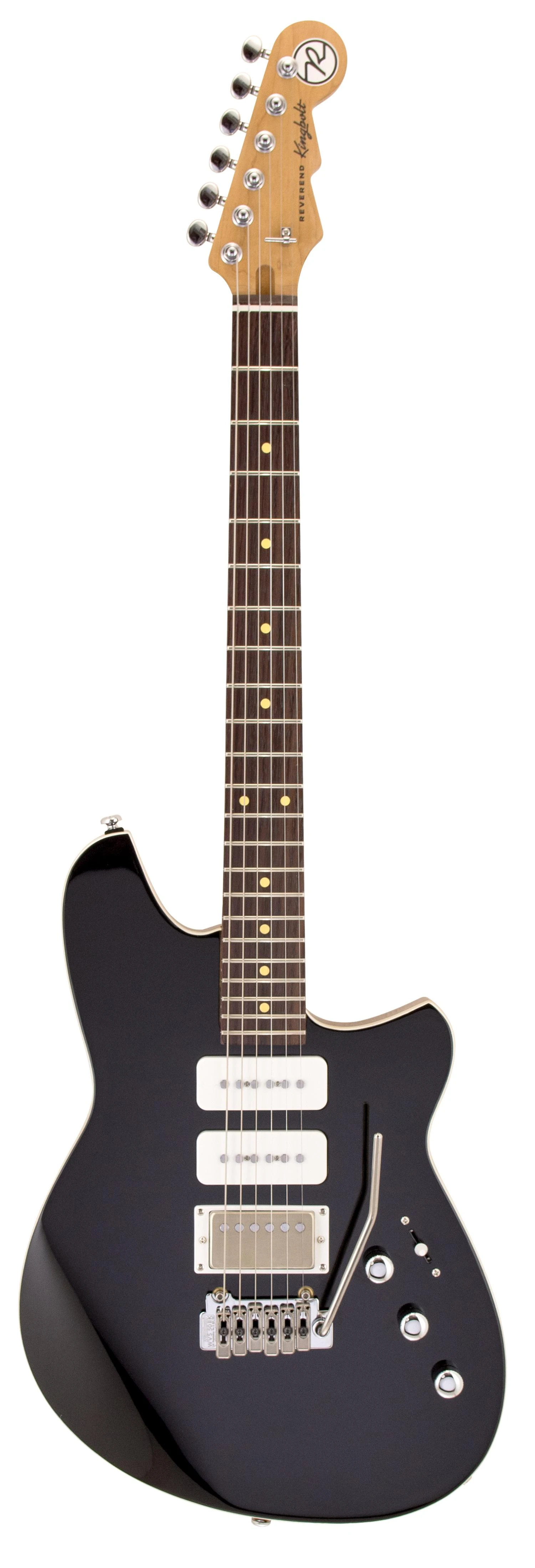 Reverend Kingbolt H290 Electric Guitar in Midnight Black - KBH290_MDBK_A.jpg