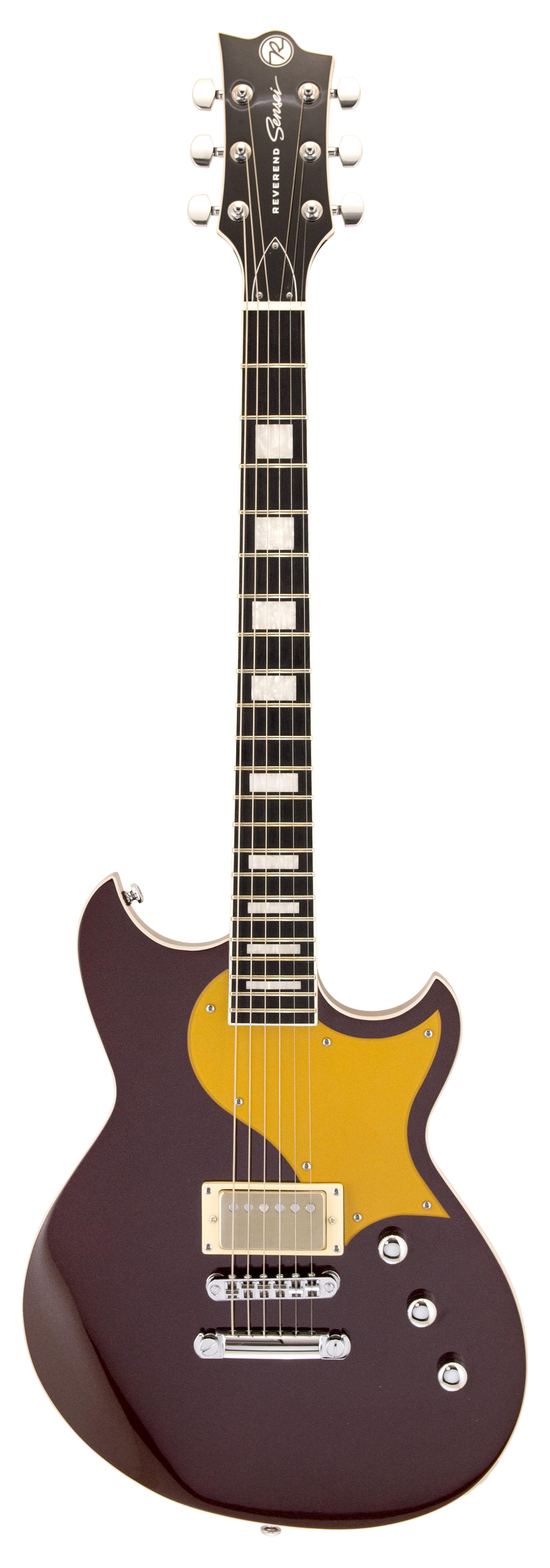 Reverend Sensei JR H Electric Guitar in Metallic Bordeaux - SENJR_MBOR_A.jpg