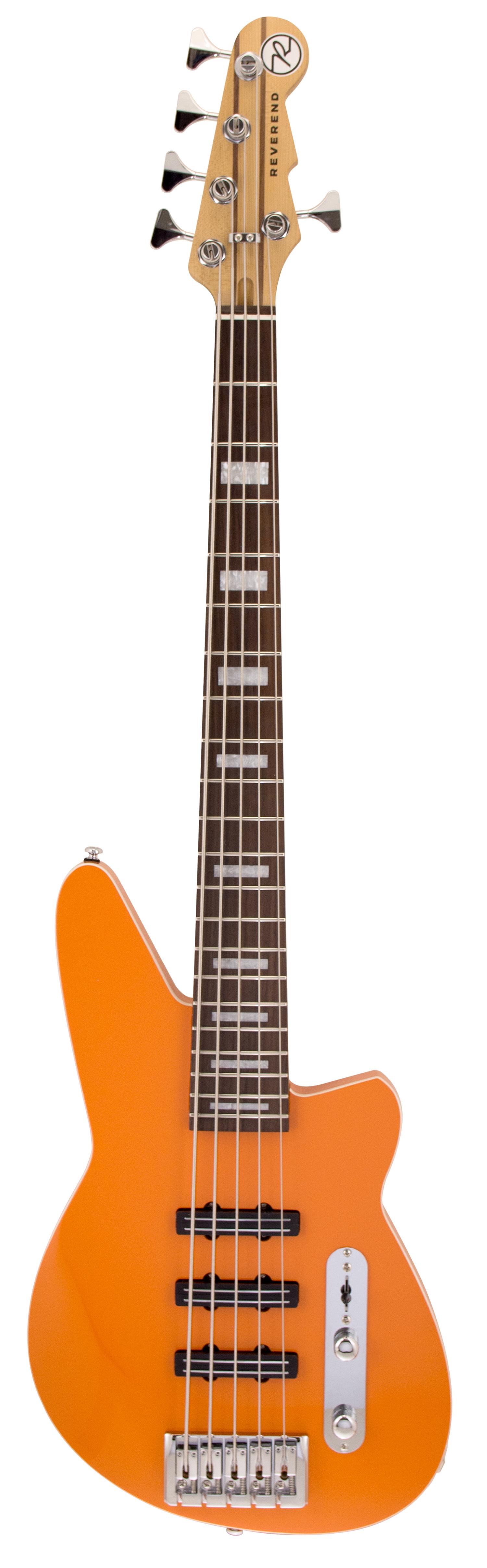 Reverend Triad 5 String Bass Guitar in Baked Orange - TRI5-BKOR_A.jpg