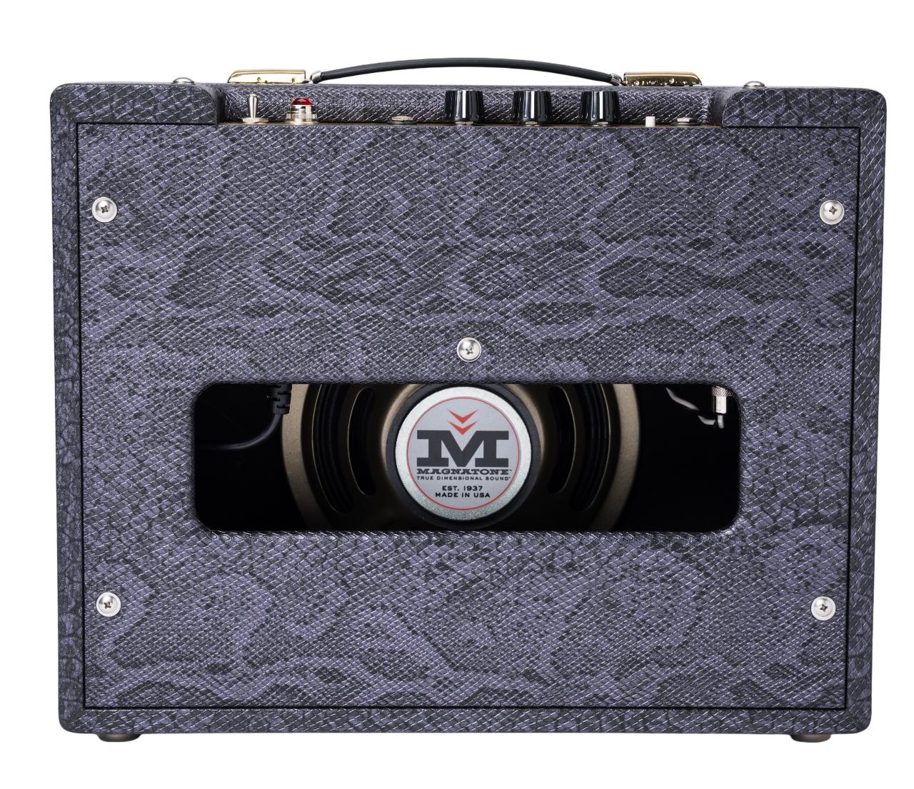 Magnatone Slash Lil' Viper 1x8 Guitar Valve Amp Combo in Purple Python - Magnatone-Lil-Viper-Back-.jpg