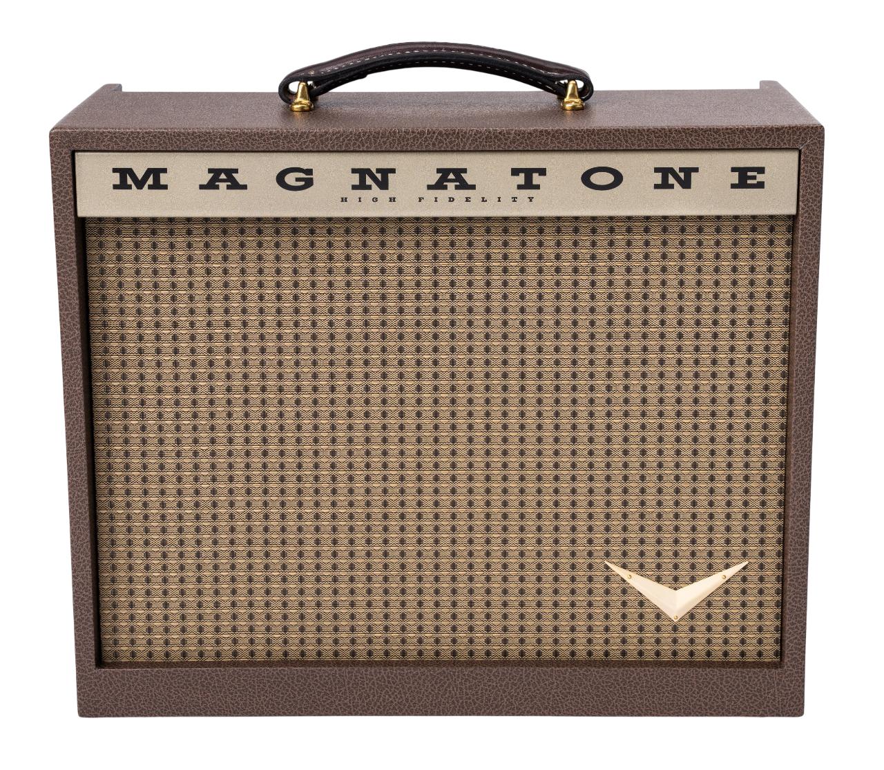 Magnatone Starlite 5w 1x10 Guitar Valve Amp Combo with Reverb in Brown - Starlite-Reverb-Traditional-Brown-Front-.jpg