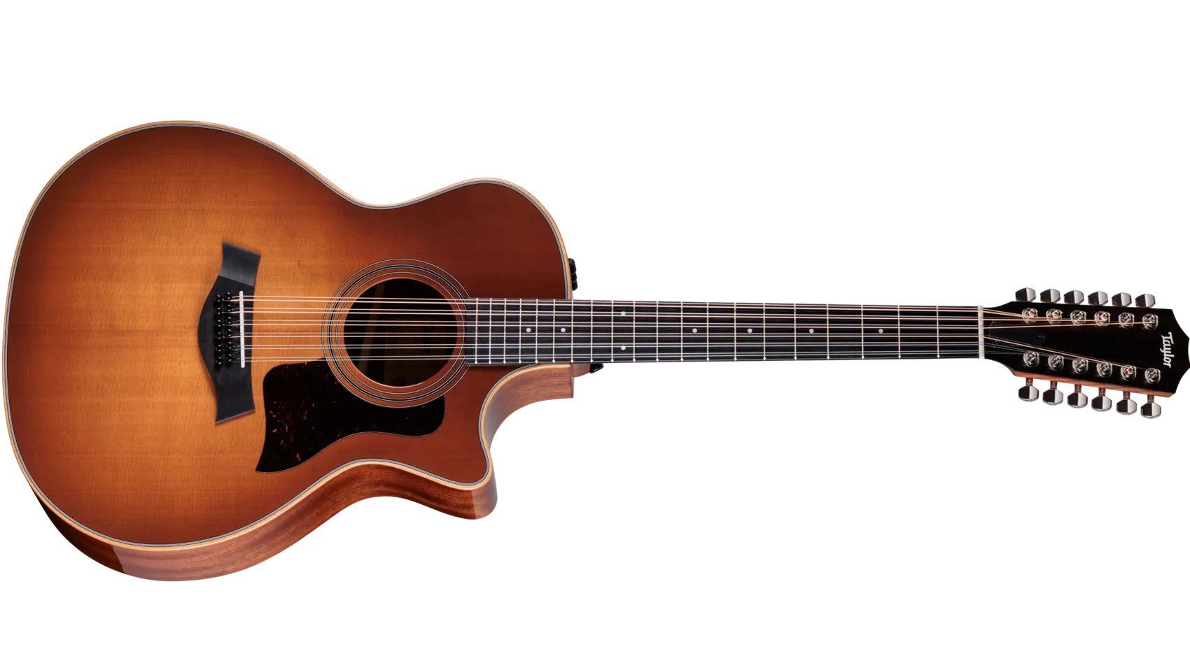 Taylor 354ce Studio Special 12-String Electro Acoustic in Honeyburst - Taylor-354ce-Studio-Honey-Sunburst-2210305579-FrontLeft-2025.png_compressed.jpg