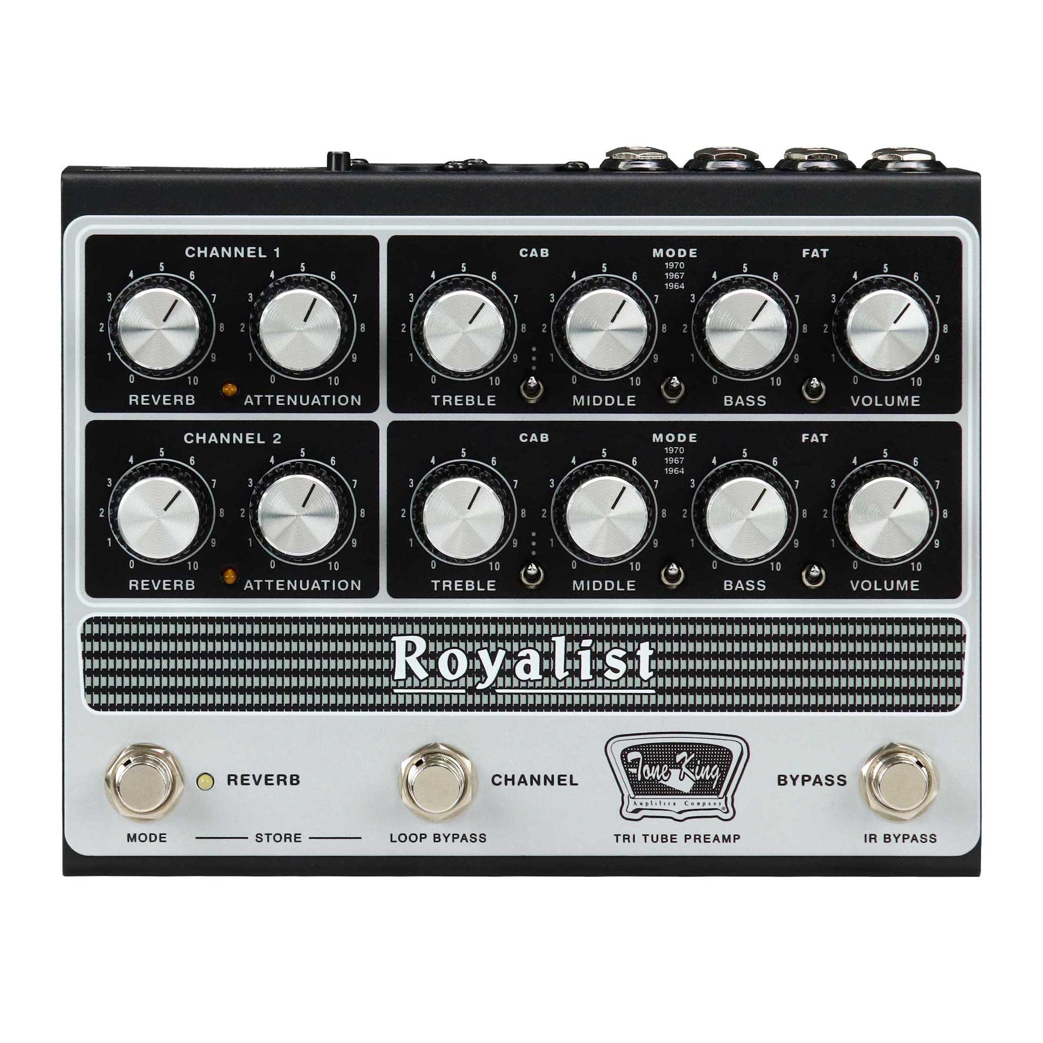 Tone King ist Preamp 真空管 Marshall Tone King Royalist Tube Preamp Pedal - Andertons Music Co.