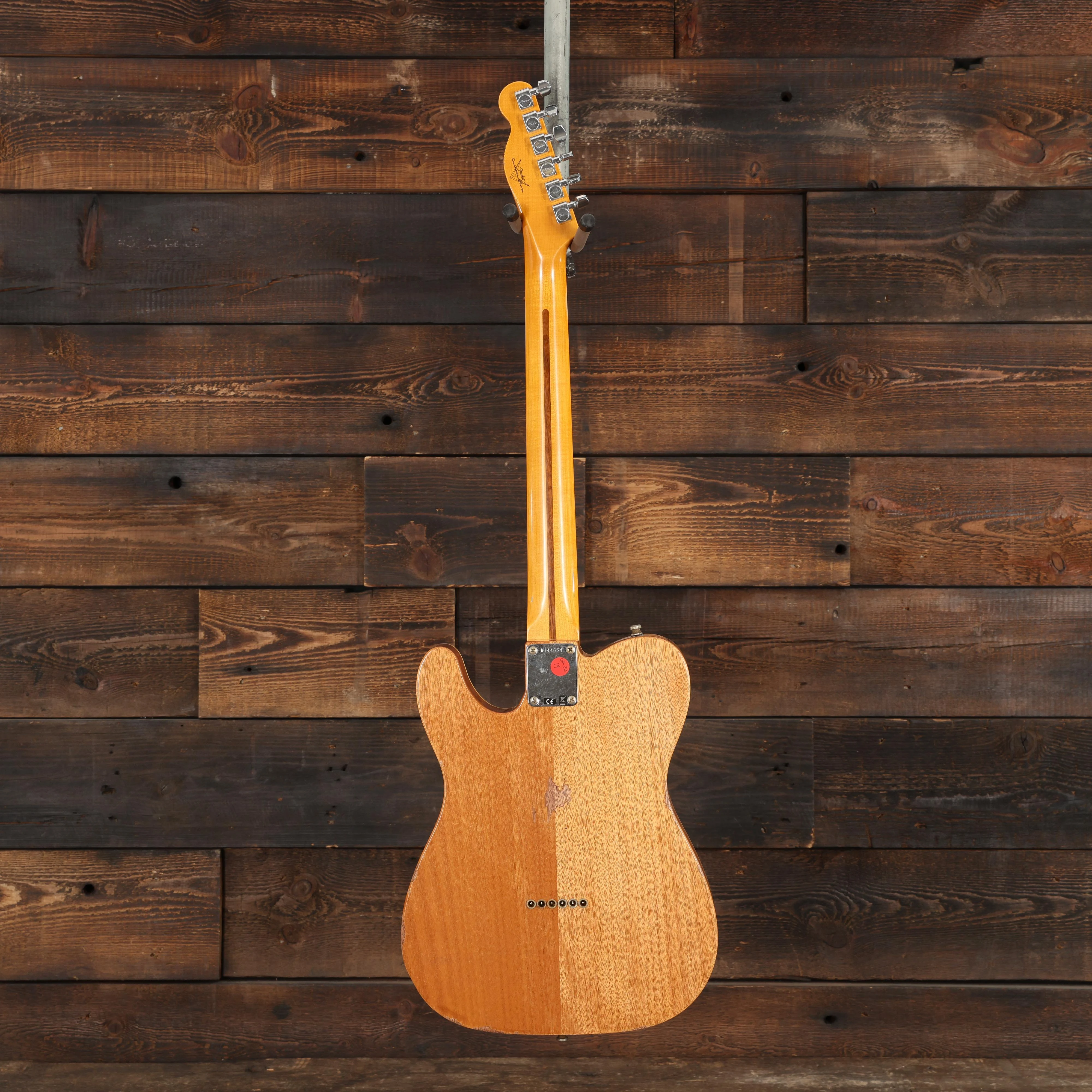 Fender Custom Shop Special Edition Dual Stack HS Telecaster Relic in Orange Sparkle with Natural Back & Sides - R144654 (5).jpg