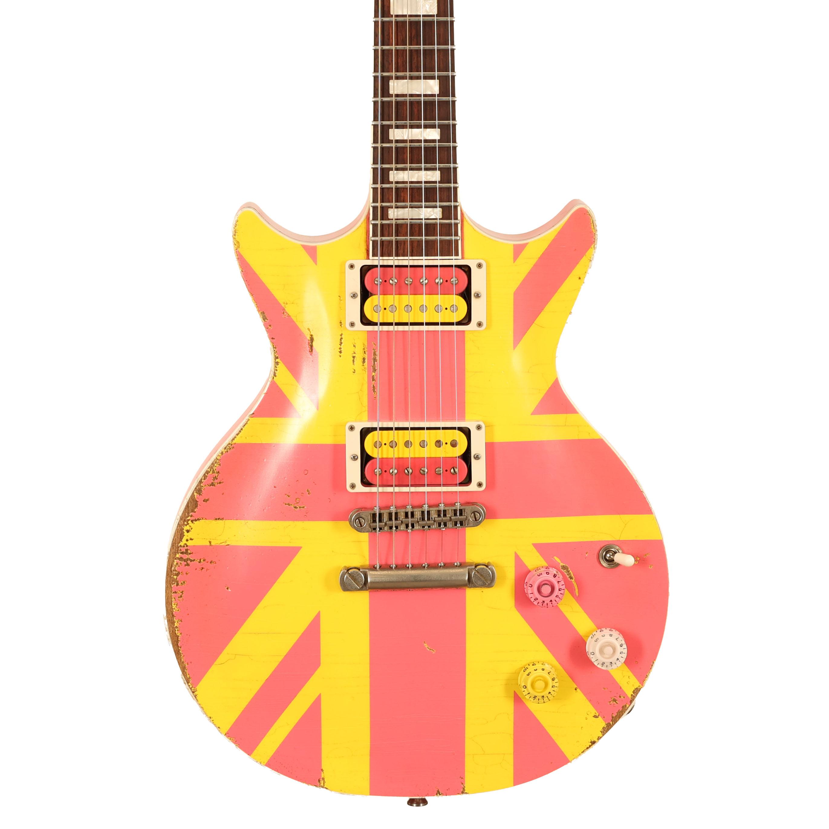 Rock N Roll Relics Starfighter Custom Medium Aged in Never Mind the Finish Pink and Yellow - 251989 (2).JPG