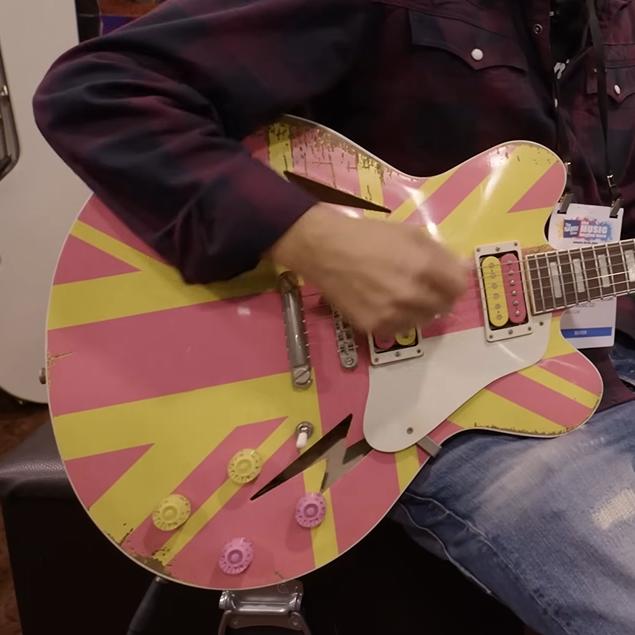 Rock N Roll Relics Lightning Custom Medium Aged in Never Mind the Finish Pink and Yellow - Screenshot (28).jpg