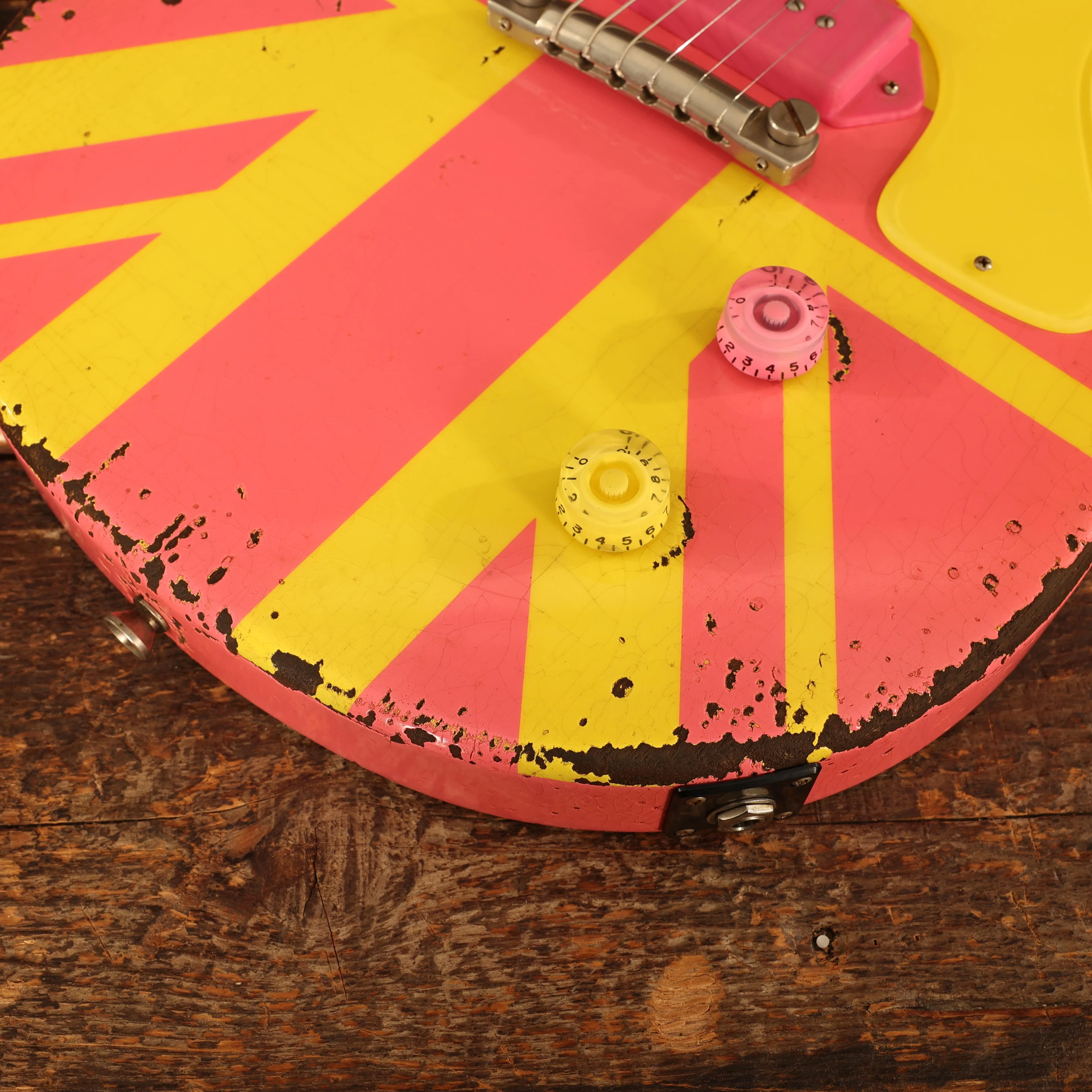 Rock N Roll Relics Thunders Medium Aged in Never Mind the Finish Pink and Yellow - 251979 (10).jpg