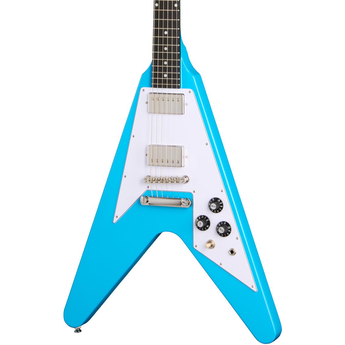 ギター epiphone flying v inspired by gibson Epiphone Inspired by Gibson Flying V '70s Electric Guitar in Maui