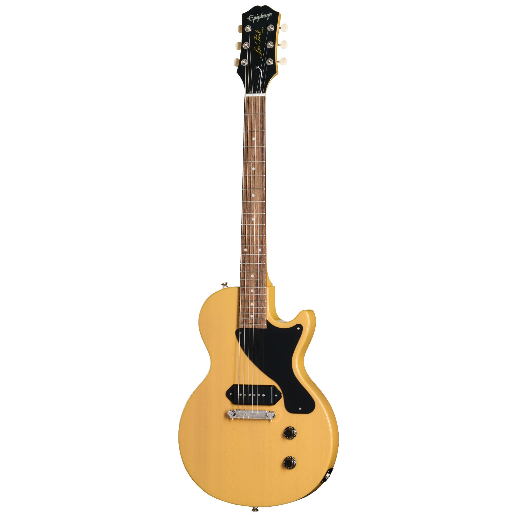 Epiphone Inspired by Gibson Les Paul Junior Electric Guitar in TV Yellow - EILPJTYNH1-Front.jpg