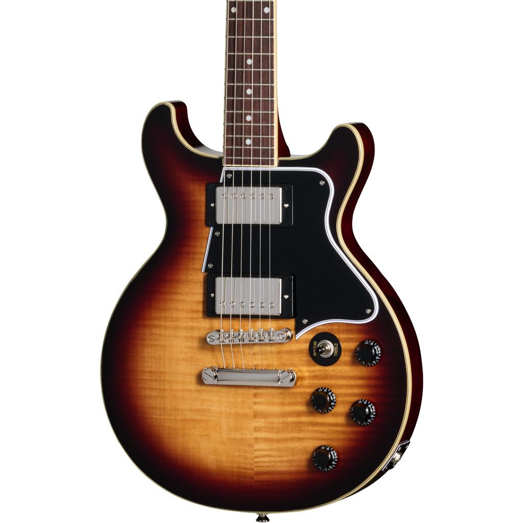 Epiphone Inspired by Gibson Les Paul Special Double Cut Figured Electric Guitar in Bourbon Burst - EILSDFBONH1-Body.jpg