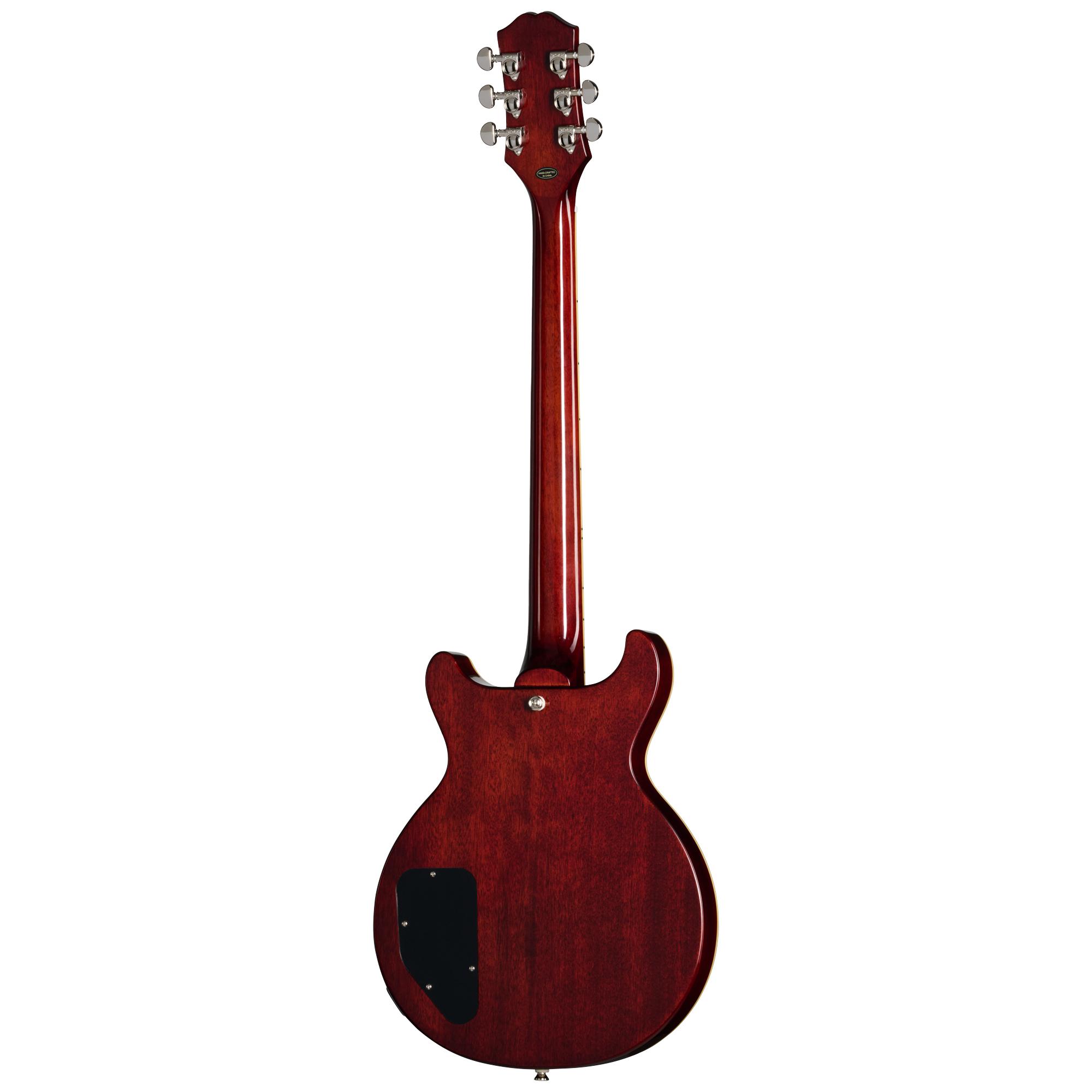 Epiphone Inspired by Gibson Les Paul Special Double Cut Figured Electric Guitar in Bourbon Burst - EILSDFBONH1-Back.jpg