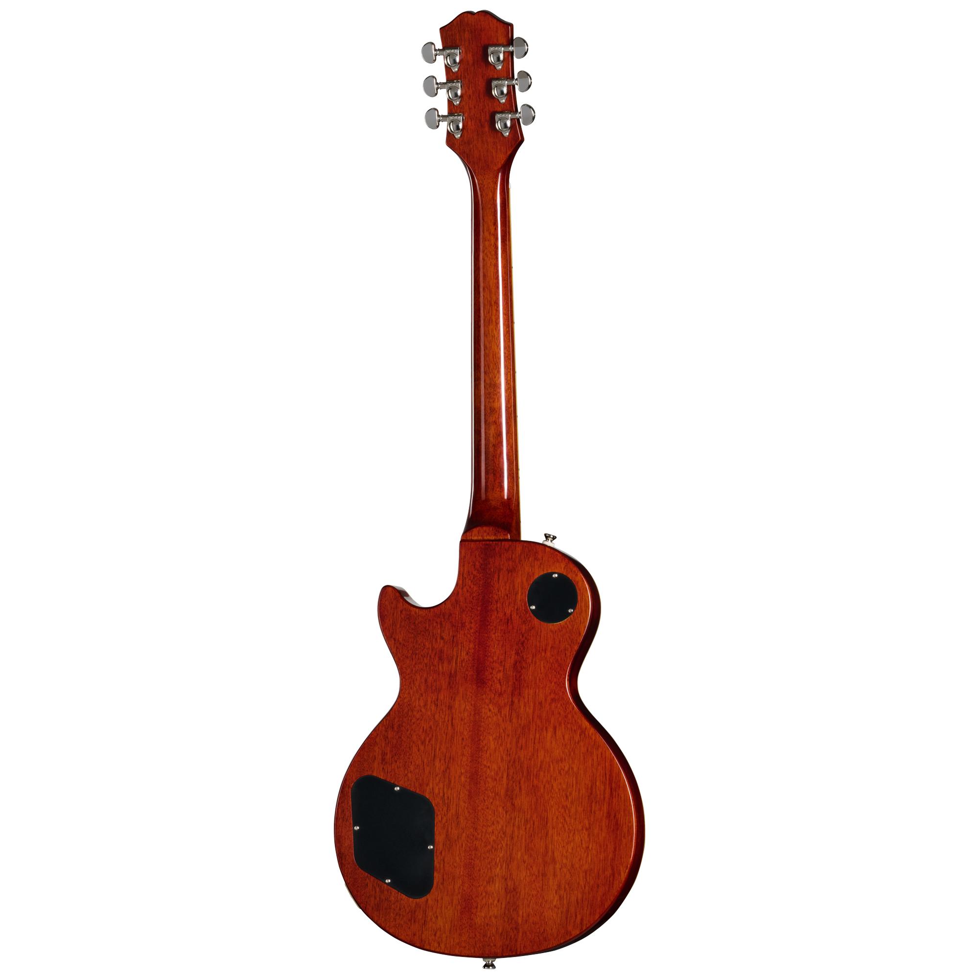 Epiphone Inspired by Gibson Les Paul Standard ‘60s Figured Electric Guitar in Iced Tea Burst - EIGLP6ITNHR-Back.jpg
