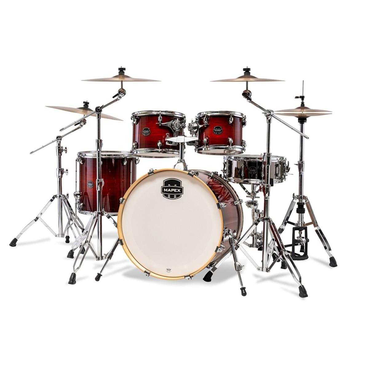 Mapex Armory 22" Rock Fusion Acoustic Shell Pack in Red Onyx Burst - AR529SV-NR (3).jpg