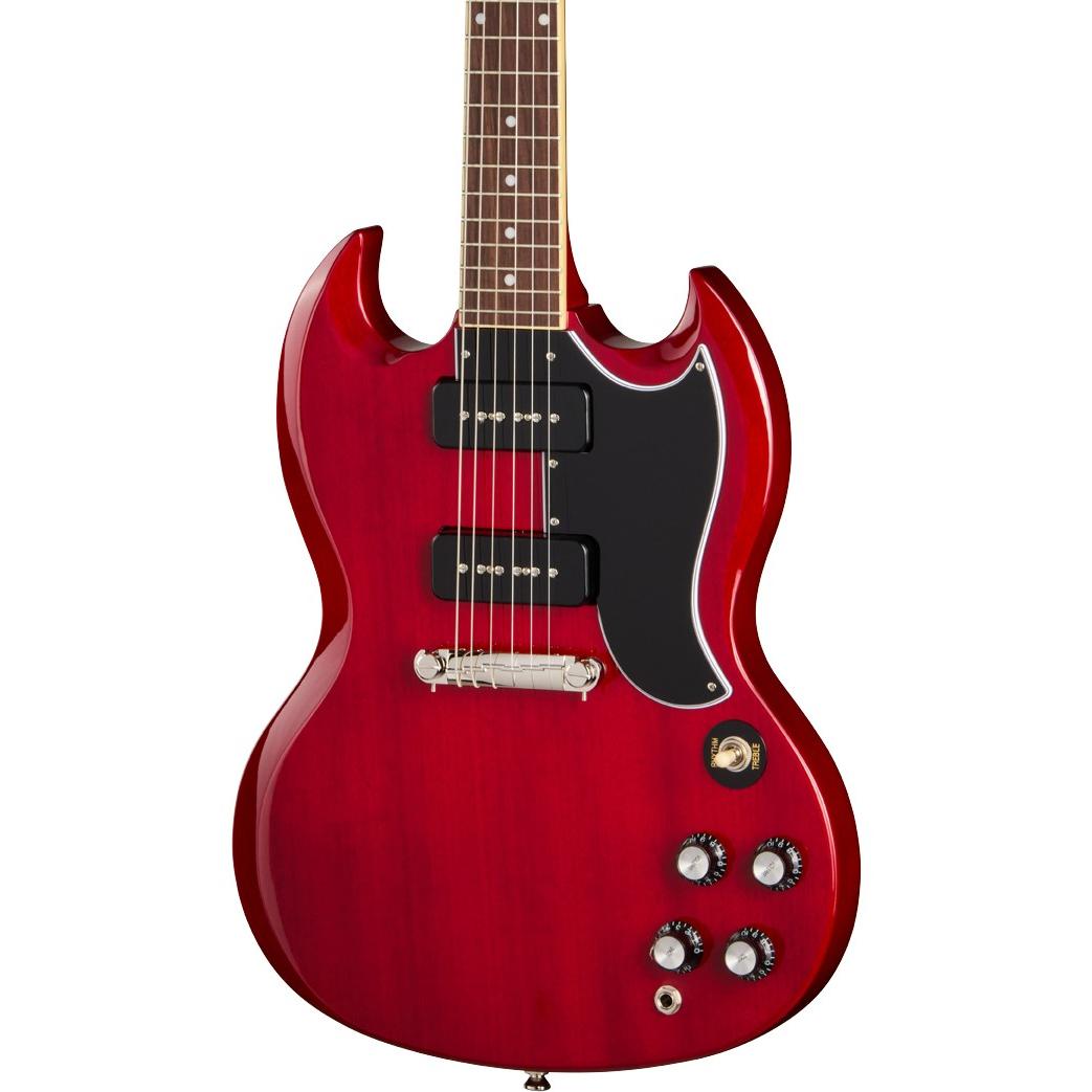 Epiphone Inspired by Gibson SG Special P-90 Electric Guitar in Cherry Red - EISPCHRNH1-Body.jpg
