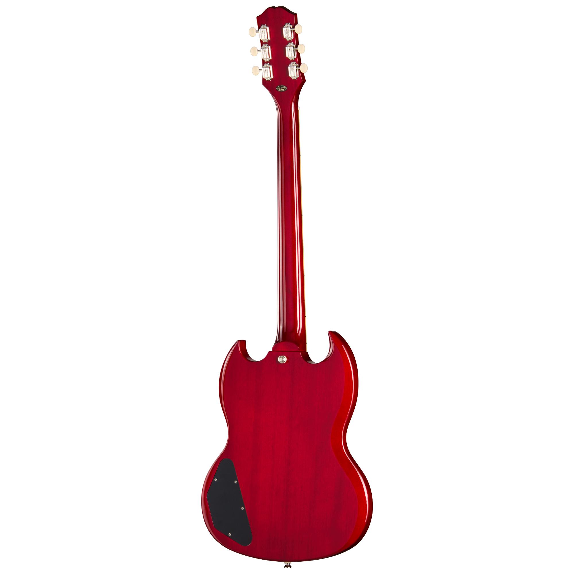 Epiphone Inspired by Gibson SG Special P-90 Electric Guitar in Cherry Red - EISPCHRNH1-Back.jpg