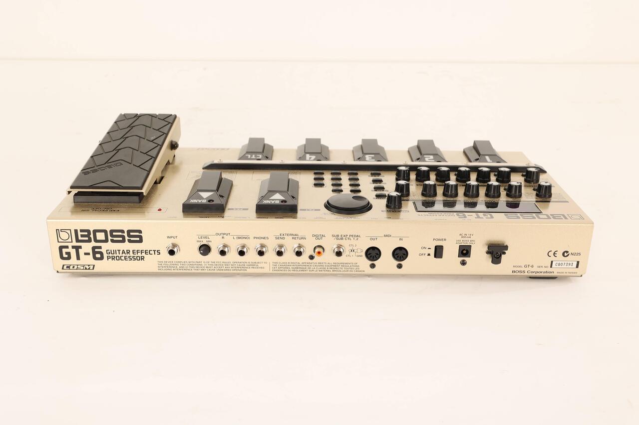 Boss 【C】BOSS GT-6 GUITAR EFFECTS PROCESSOR マルチエフェクター 