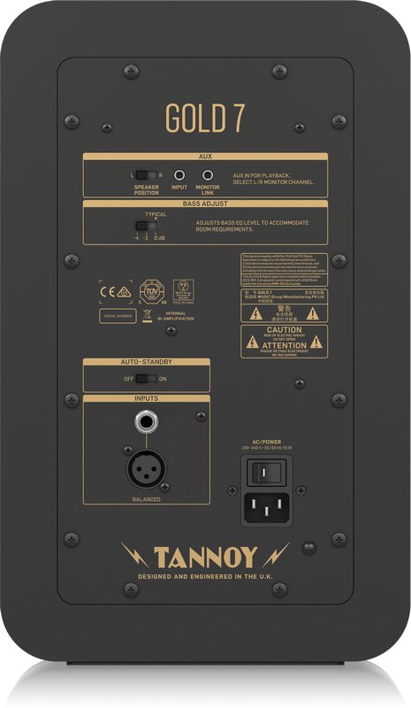 Tannoy Gold 7 スタジオモニタースピーカー (ペア) TANNOY(タンノイ) ／ GOLD 7(ペア) ／ ペア 2台1組 ／ プレミアム