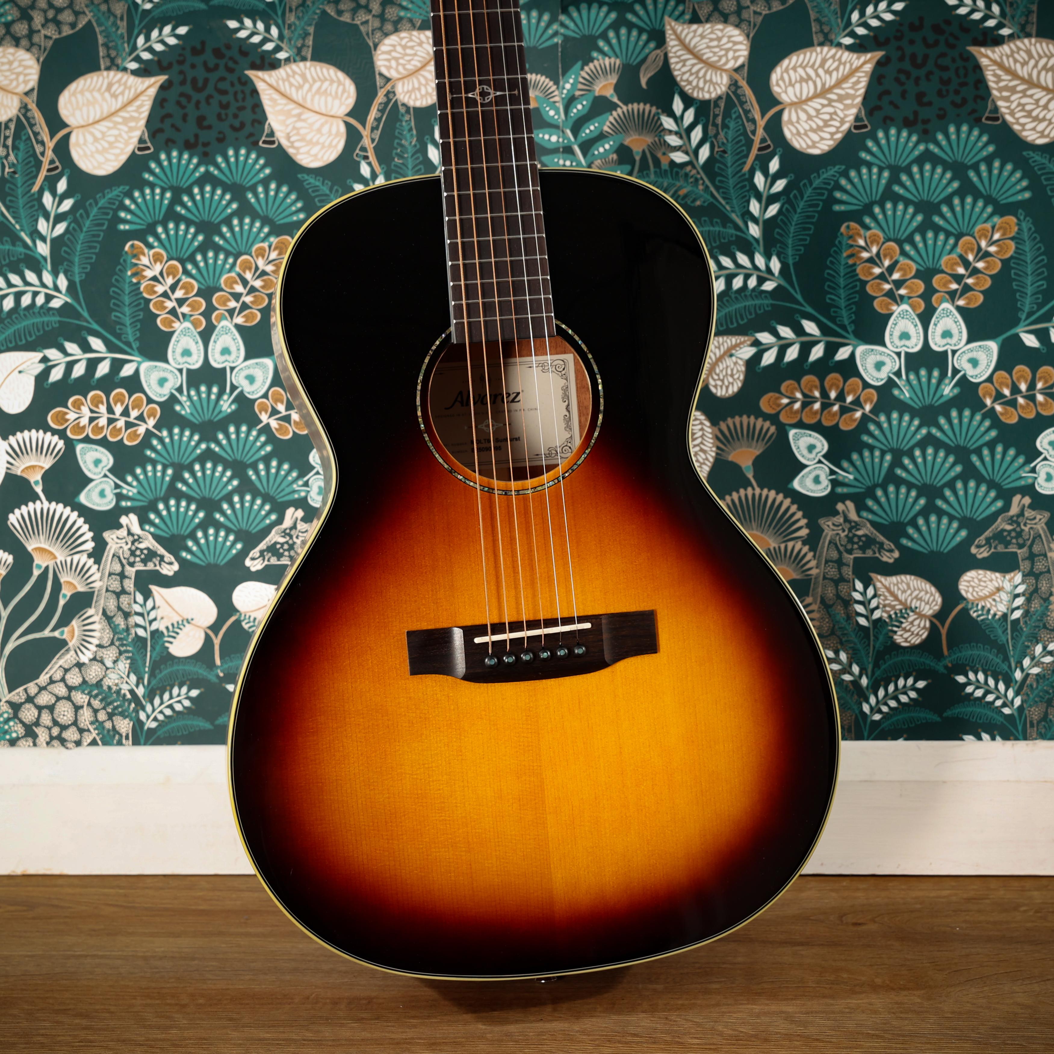 Alvarez Masterworks MDLT60 Delta Parlour Acoustic Guitar in Sunburst - MWDELTA00SB (14).jpg