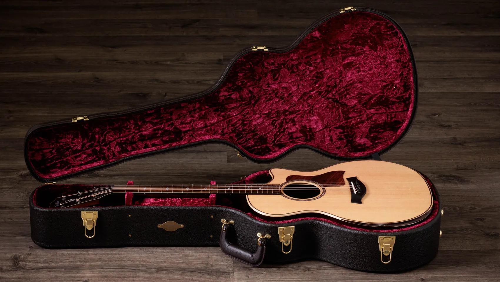 Taylor 814ce LTD Cocobolo Electro Acoustic Guitar in Gloss Natural - 814CE-CB-Case.jpg