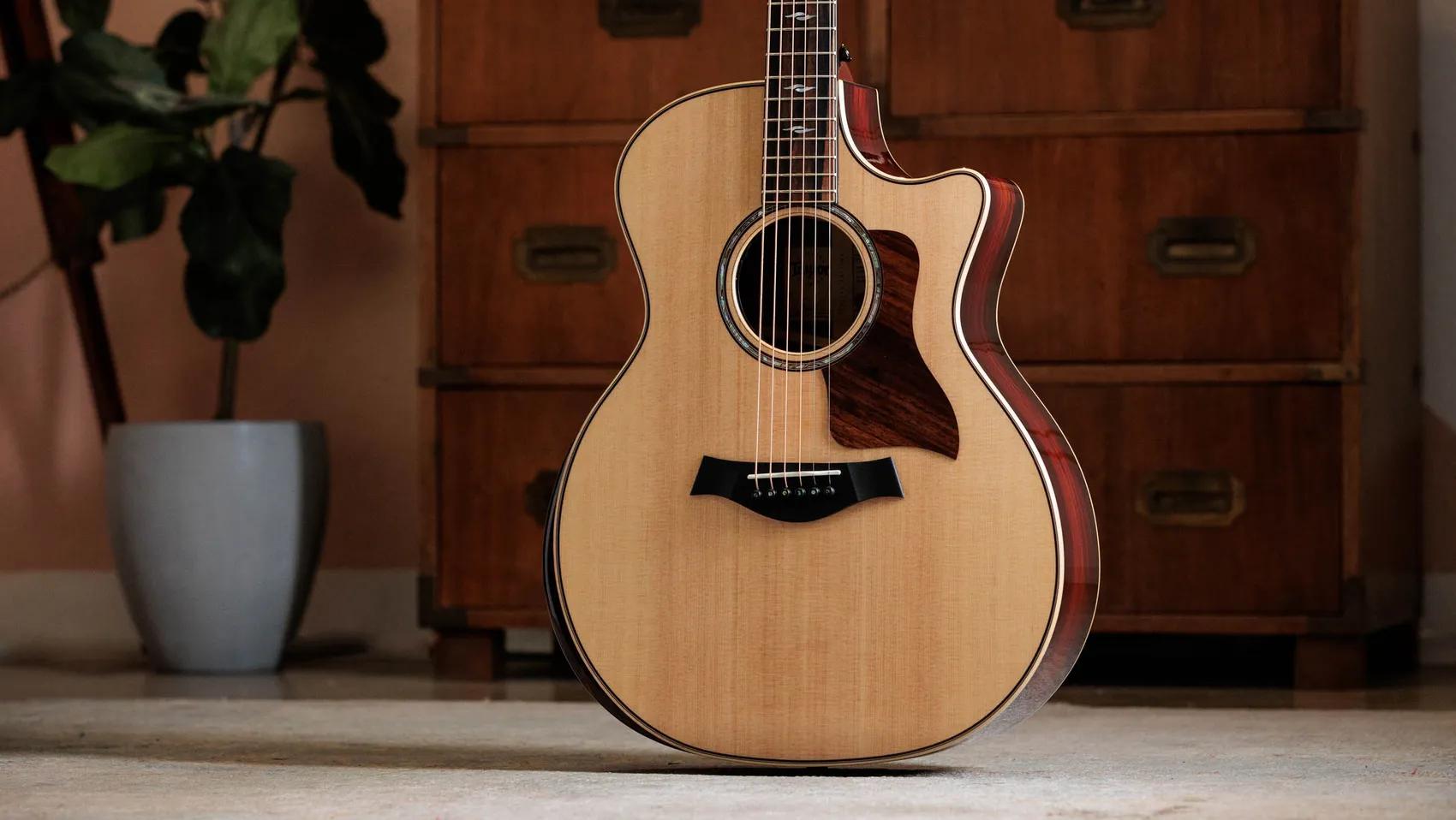 Taylor 814ce LTD Cocobolo Electro Acoustic Guitar in Gloss Natural - 814CE-CB-Lifestyle.jpg