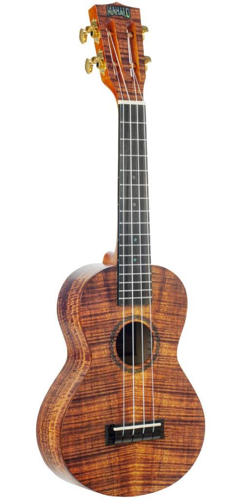 Mahalo Artist Elite Series Photo Flame Koa Concert Ukulele with Bag - MA2KA-Front-Angle.jpg