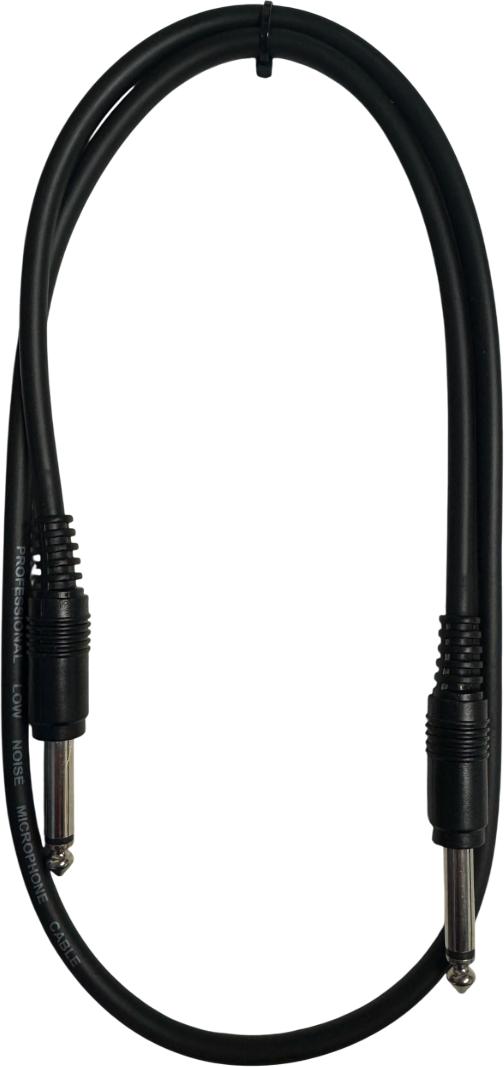 Ordo 6.3mm Mono Jack Patch Lead Straight - 60CM - 1C0-090-1J-1J.jpg