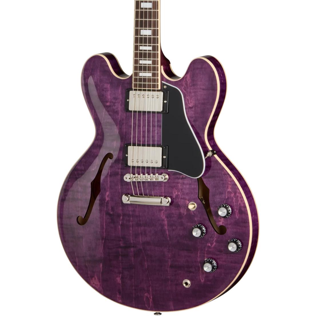 Gibson ES-335 Figured Semi-Hollow Electric Guitar in Translucent Purple - ES35F25PRNH3-Body.jpg